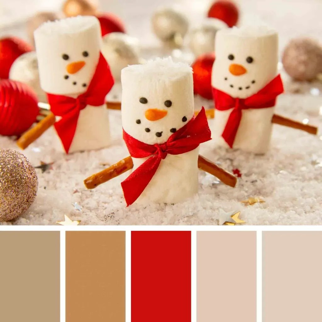 Holiday color palette