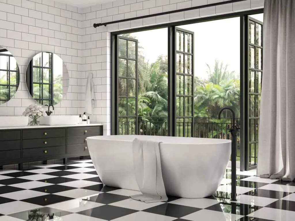 Black is one of the most classical colors that go with white